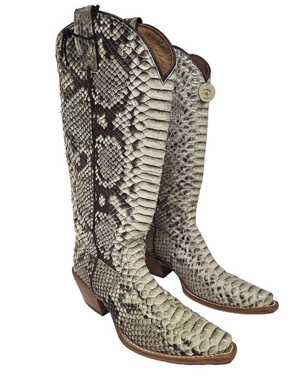 Idyllwind  Women's Slay Exotic Python Tall Western Boot Snip Toe Size 7.5B